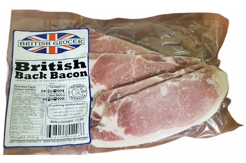 British Grocer - British Back Bacon 15 x 300g (Ontario Only)